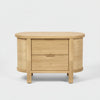 Elara Rattan 2 Drawer BedsideTable