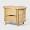 Elara Rattan 2 Drawer BedsideTable