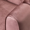 Elizabeth Premium Fabric 4 Seater Sofa ( Pink )