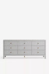 Elysian Canvas Chest Of 9 Drawer And Dresser