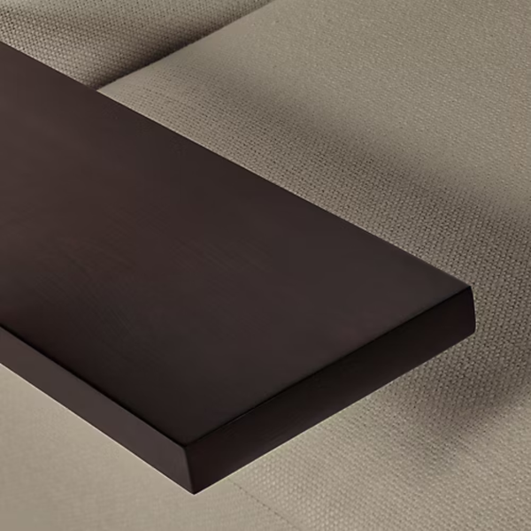 Espoo Solid Wood & Velvet armchair with armrests