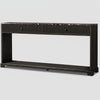 Eton Oak Wood Marble Console Table