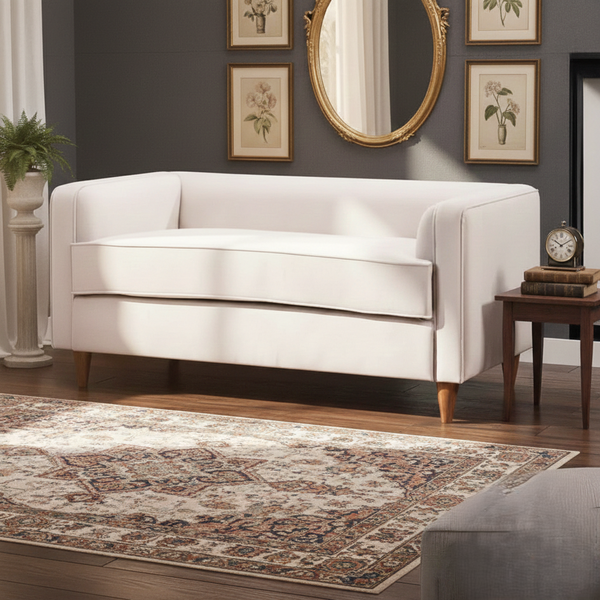 Evara Sheesham Solid Wood 2 Seater Sofa