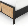 Exquisite Solid Wood Rattan Bed - All Sizes