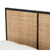 Exquisite Solid Wood Rattan Bed - All Sizes