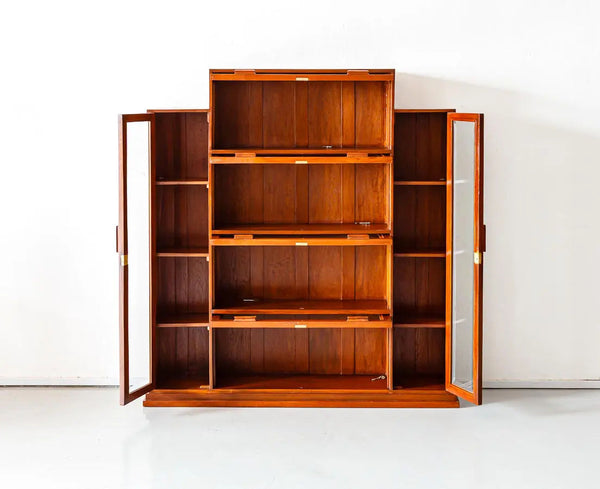 Exquisite Teakwood Barrister Bookcase