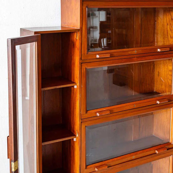 Exquisite Teakwood Barrister Bookcase