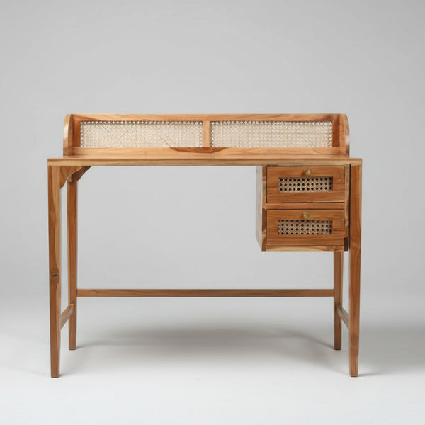 Farnworth Cane Mango Wood Study Table