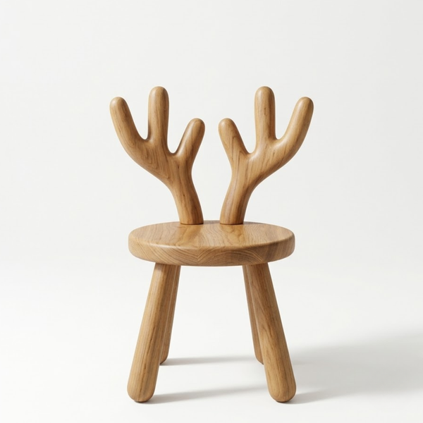Fawn & Friends Solid Wood 2 Seater Round Table