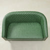 Fayetteville Tufted Faux Leather Upholstered Small Loveseat