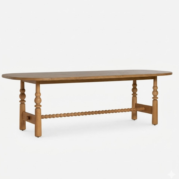 Flexor Solid Wood Dining Table Set - All Sizes
