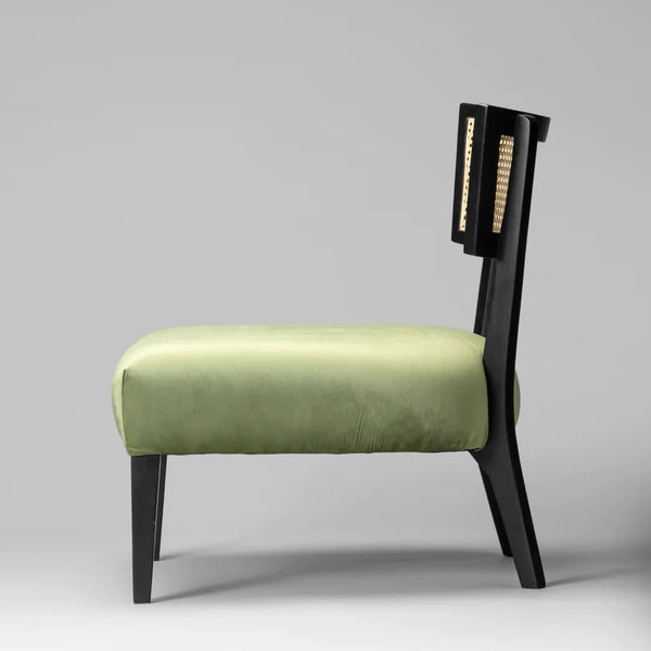 Floreat Sheesham Wood & Fabric Cafe Chair