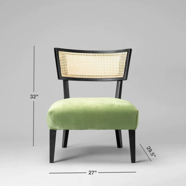 Floreat Sheesham Wood & Fabric Cafe Chair