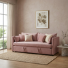 Florence Soft Touch Velvet Sofa Bed