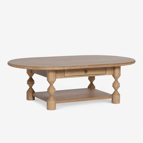Forster Ash Wood 1 Drawer Coffee Table