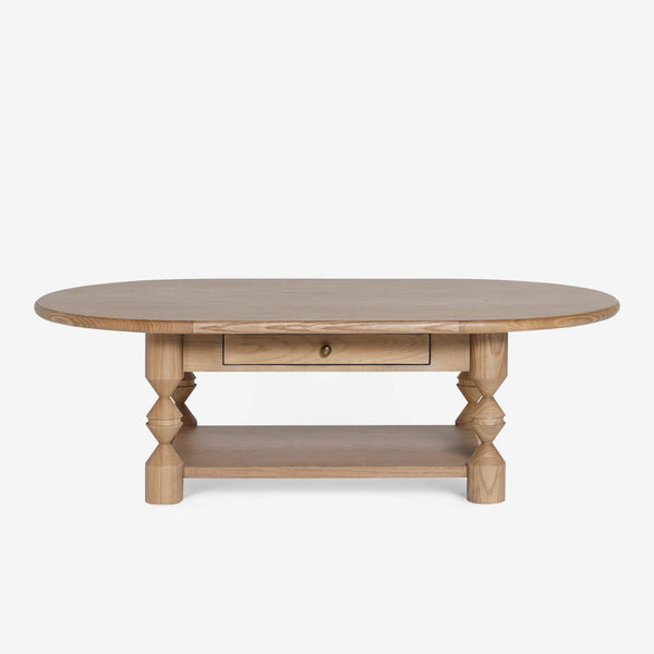 Forster Ash Wood 1 Drawer Coffee Table