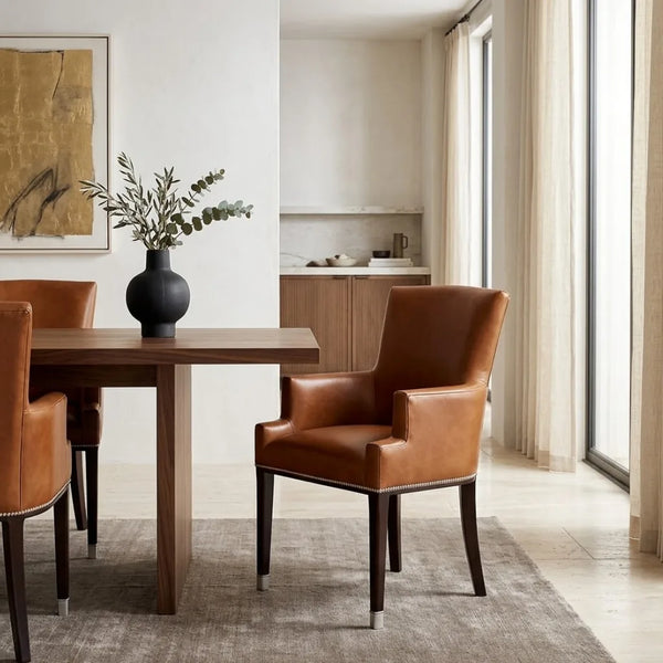 Fredericia Backrest Leather Dining Chair