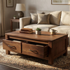 Fremont Sheesham Wood 4 Drawer Coffee Table