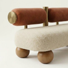 Gamprin Solid Wood & Boucle Sofa