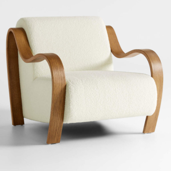Gary Solid Wood Accent Chair