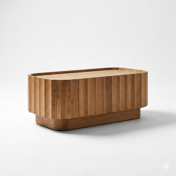 Gazzell Wood Coffee Table
