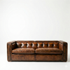 Trieste Architect Leather Sofa