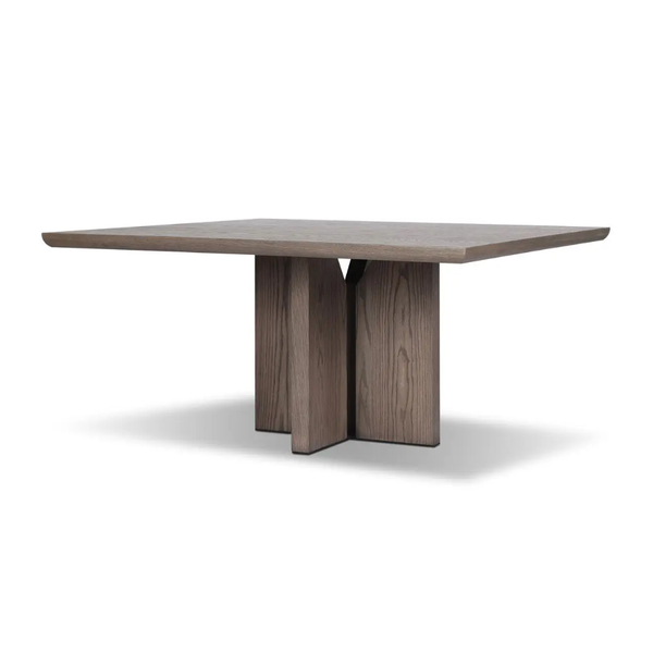 Genoa Oak Wood Square Dining Table