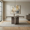 Genoa Oak Wood Square Dining Table