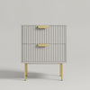 solid wood bedside table
