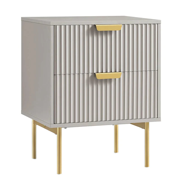Gomel Solid Wood Bedside Table With Drawer