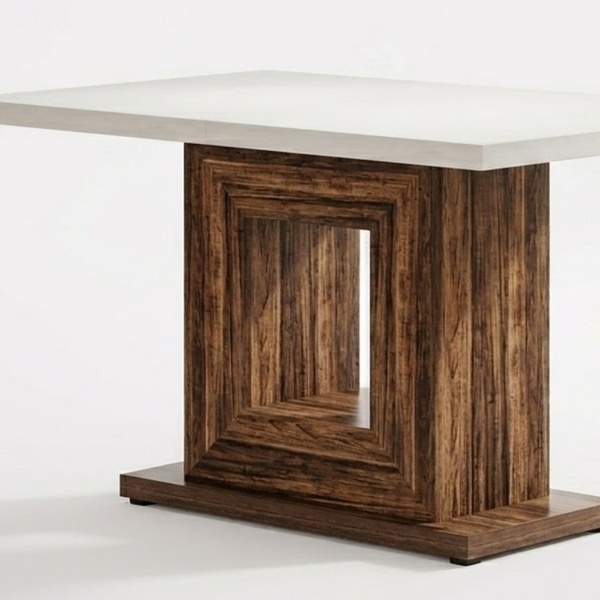 Haarlem Solid Wood Square Dining Table