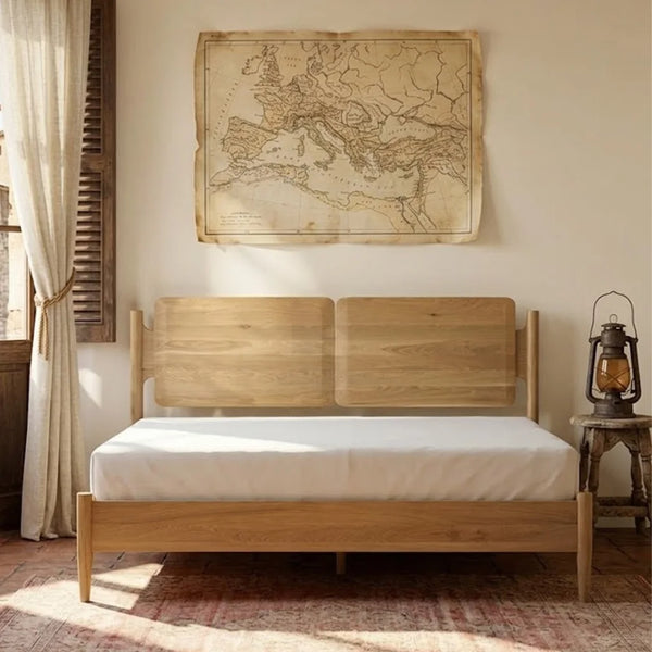 Halifax Solid Oak Wood Bed -All Sizes