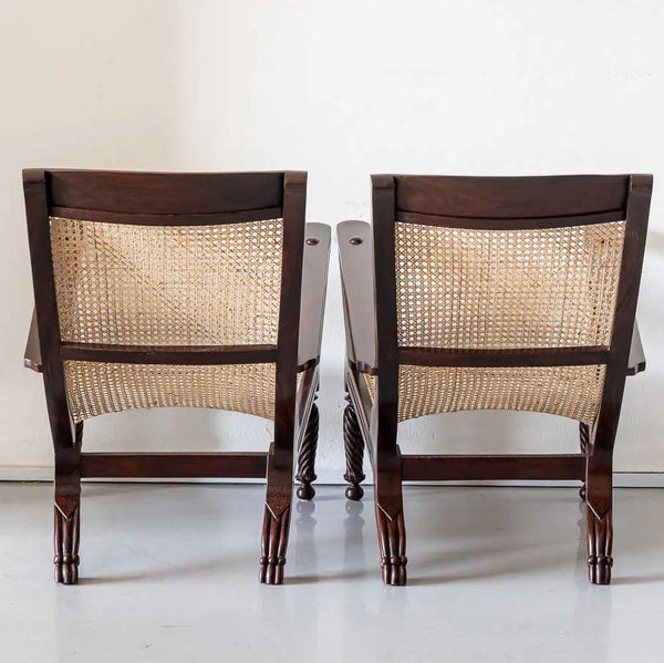 Hamilton Traditional Rattan Armchair with Cane