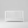Happy Sprouts Baby Cot In White Finish