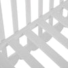Happy Sprouts Baby Cot In White Finish