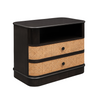 Haven Rattan SolidWood Bedside Table