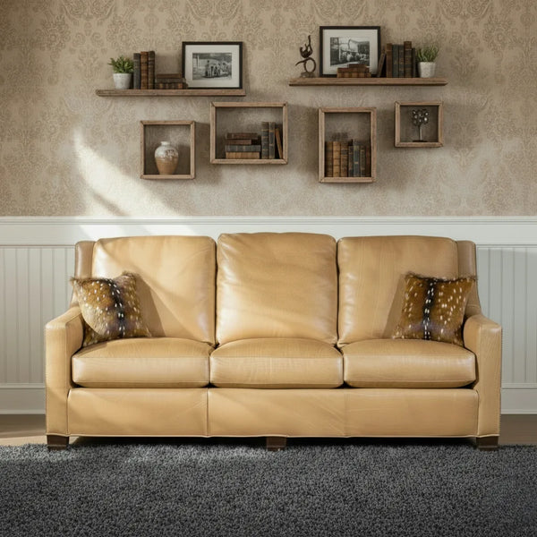 Helsinki 3 Seater Leather Sofa