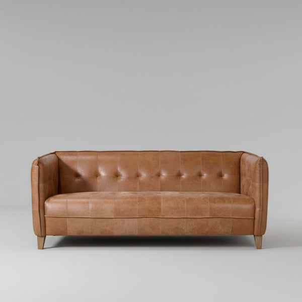 Hemel Leather Chesterfield 3- Seater Sofa