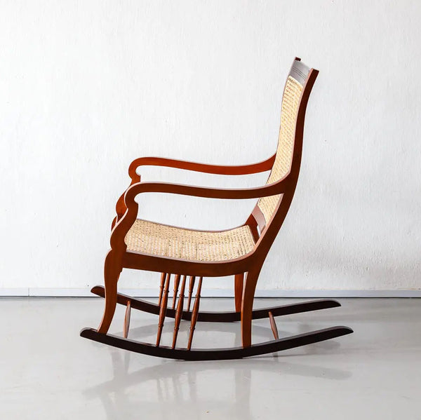 Hendra Teakwood Rocking Chair with Cane