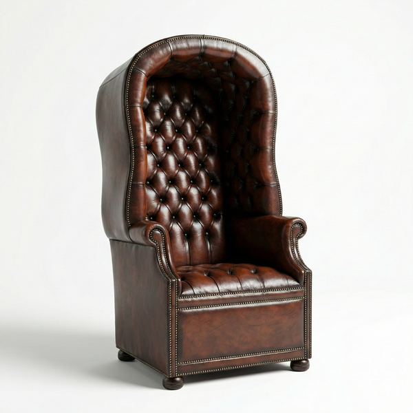 Heritage Chesterfield Tufted Porters Wing Chair