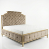 Hermanus Solid Wood Upholstered Bed- All Sizes