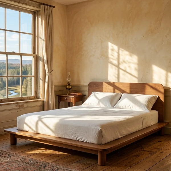 Hobart Ash Wood Bed, premium quality wood bed
