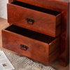 Hollis Mango Wood Nightstand Bedside Table