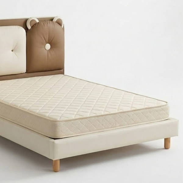 Honey Drop Leather Kids Soft Padded Bed