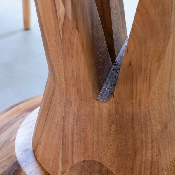 Huddersfield Acacia Wood Oval Dining Table