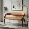 Huston Leather Upholstered Dining Bench