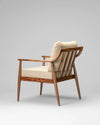 Classic Wooden Outdoor Chair - Brown Finish