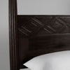 Imperial Solid Wood Poster Bed In Walnut Finish