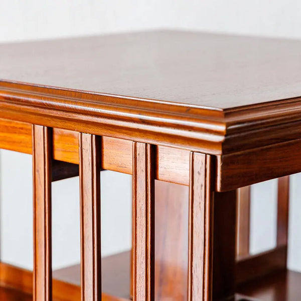 Incheon Teakwood Revolving Bookshelf