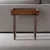 Irvine Sheesham Wood End Table - Brown Finish